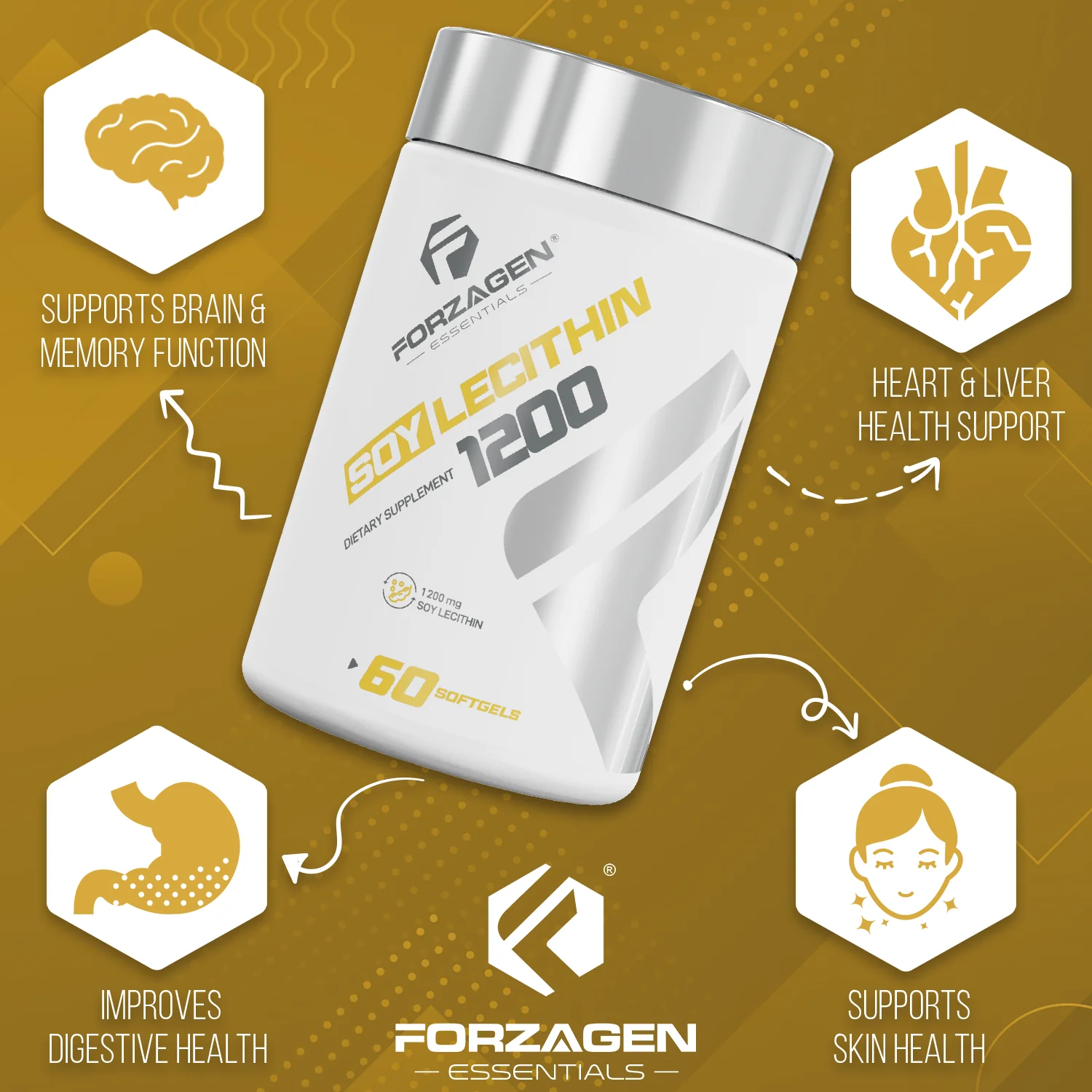 Soy Lecithin 1200 - 60 Softgels - Image 9