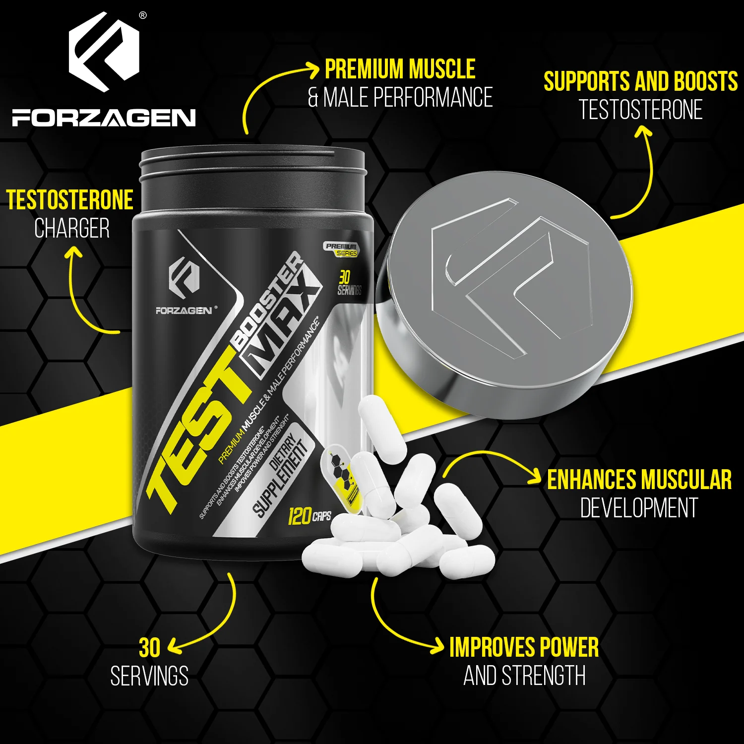 Test Booster MAX 120 Capsules - Image 5