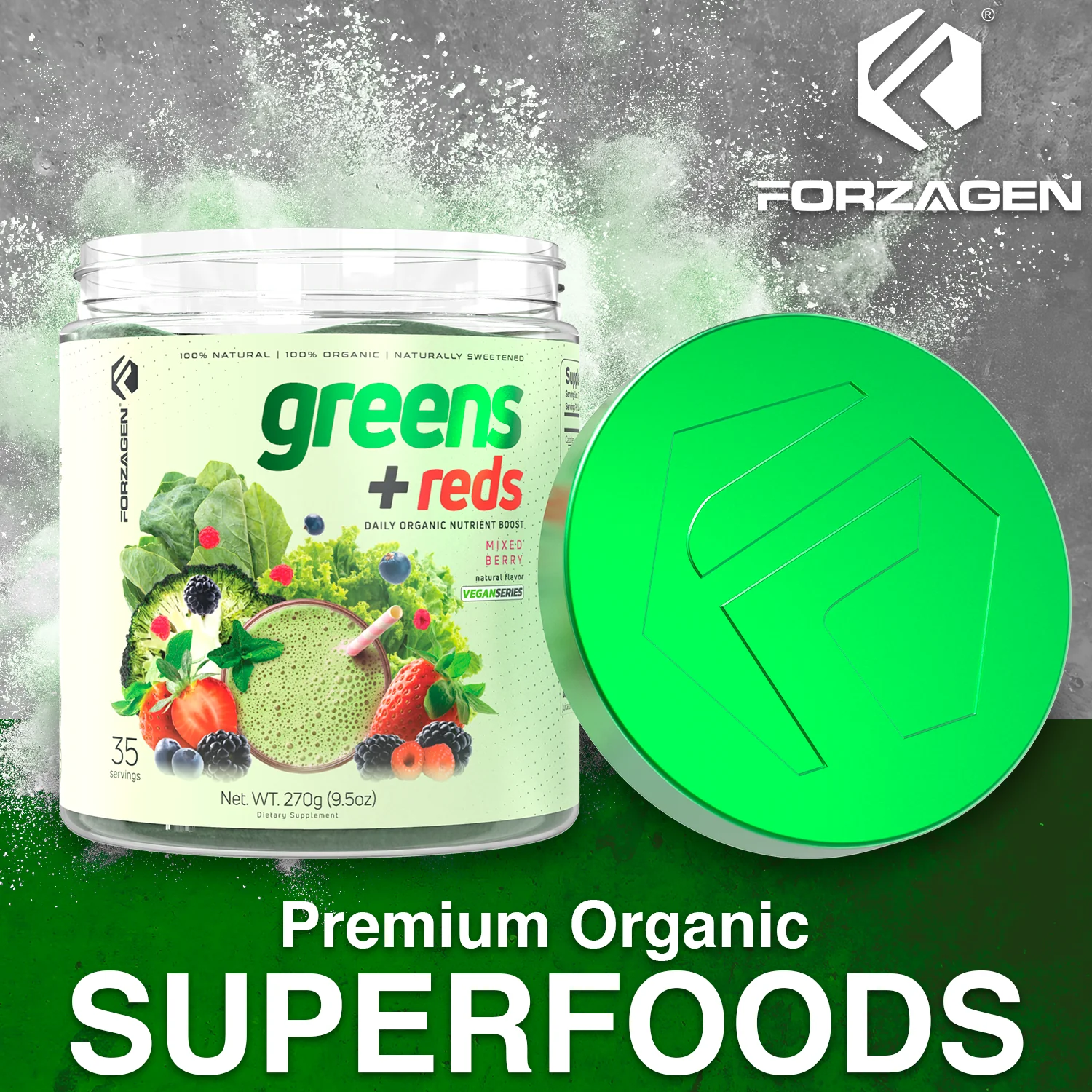 Vegan Greens + Reds Superfood 35 Servings - Image 10