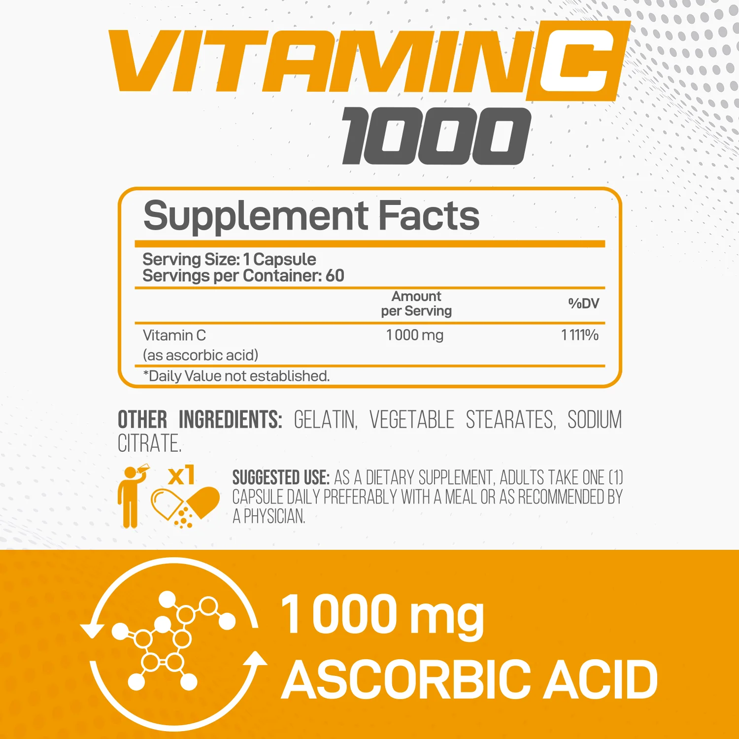 Vitamin C 60 Caspules - Image 3